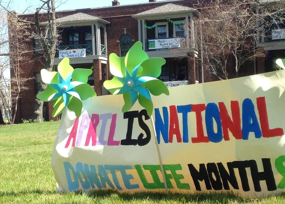 Transplant House of Cleveland Donate Life Blue & Green Day Celebration