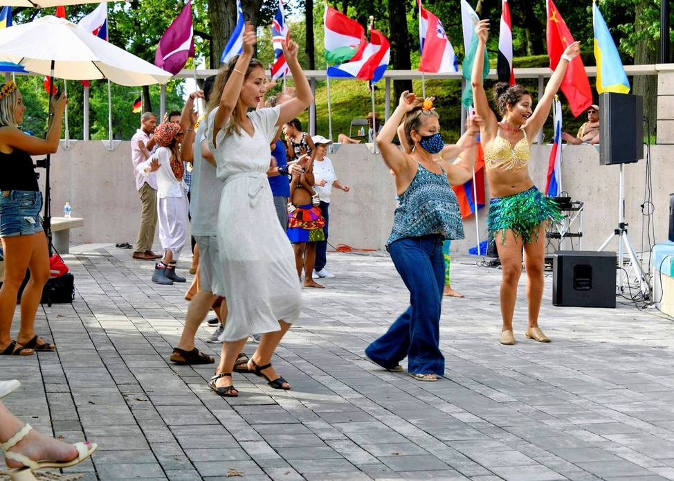 Moises Borges at World on Stage in the Gardens