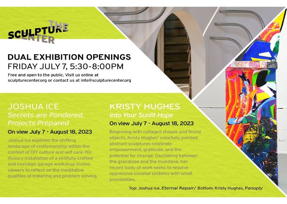 Dual Exhibition Opening for Kristy Hughes and Joshua Ice