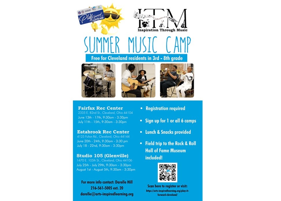 Center for Arts-Inspired Learning Inspiration Through Music Summer Camp Series
