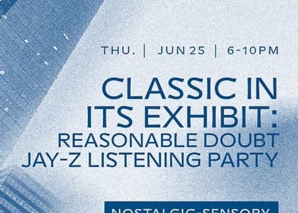 Classic In Its Exhibit: Reasonable Doubt Jay-Z Experience