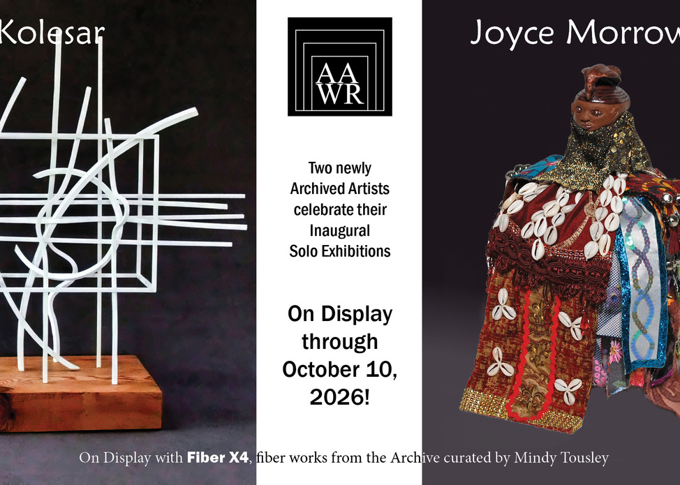 Mona Kolesar: The Shape of Wood | Joyce Morrow Jones: The Art of Story | Fiber X4