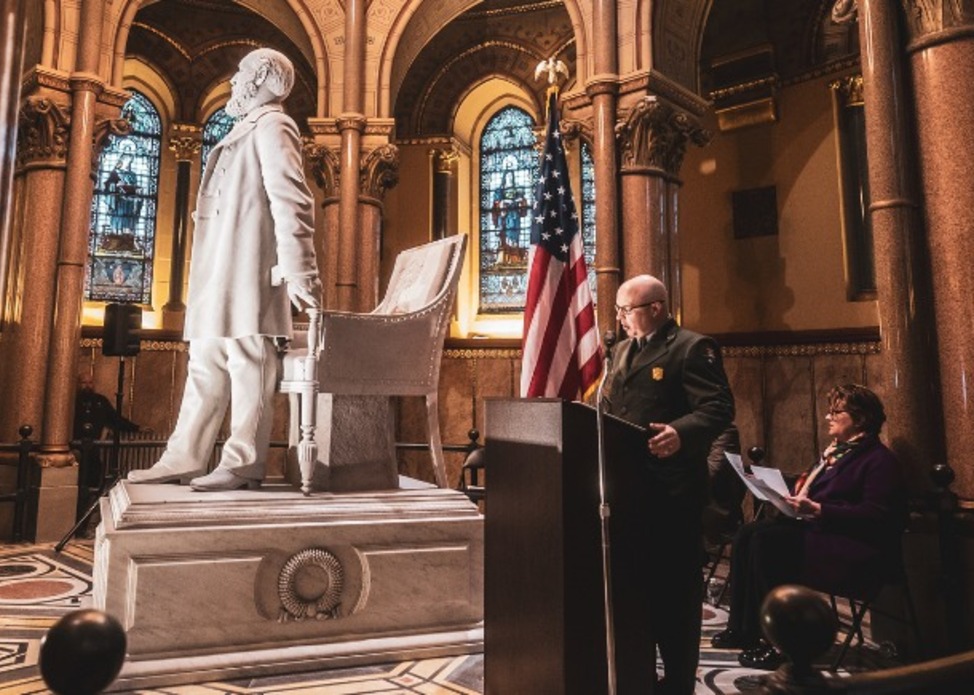 The Wreath Laying for President James A. Garfield