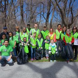 Rockefeller Park Stream Sweep 