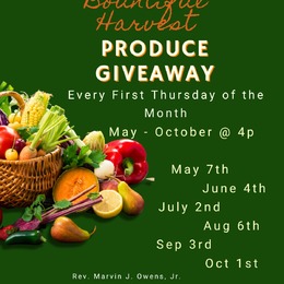 Bountiful Harvest Produce Giveway