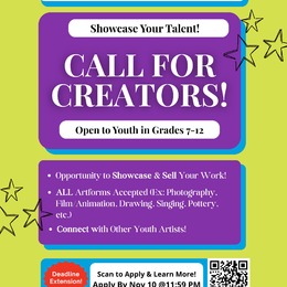 Call for Youth Creators - ArtWorks Live! Youth Arts Fest